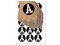 Letter A Uppercase Cute Typewriter Font Temporary Tattoo Water Resistant Fake Body Art Set Collection (1 Sheet)